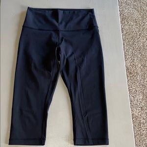 Lululemon wunder under high-wasted crop leggings